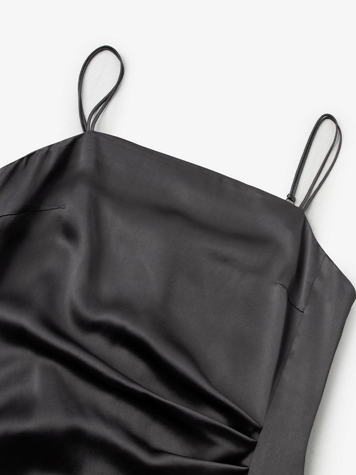 Draped Acetate Slip Dress