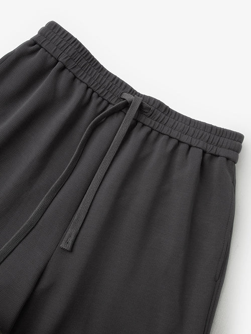 Load image 1 in gallery view. Straight-Fit Drawstring Trousers