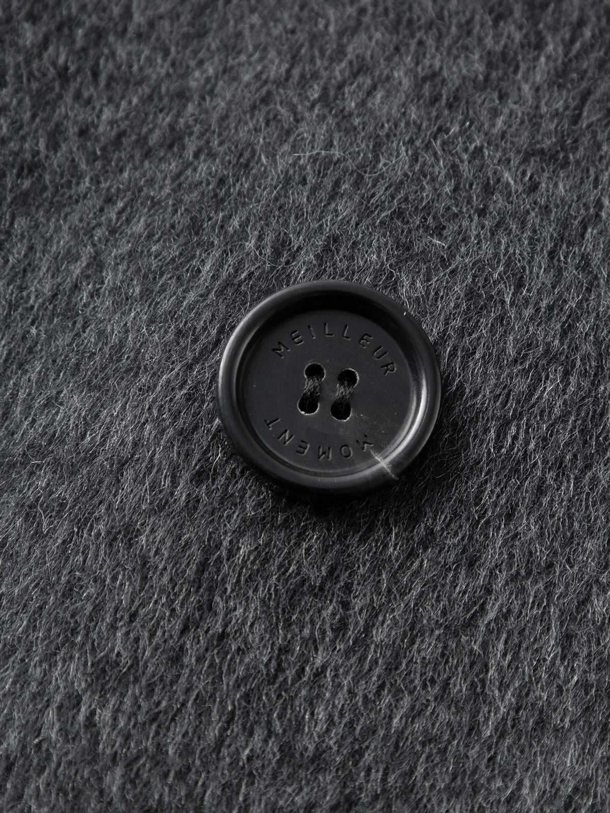 Pure Wool Wide-Collar Short Coat