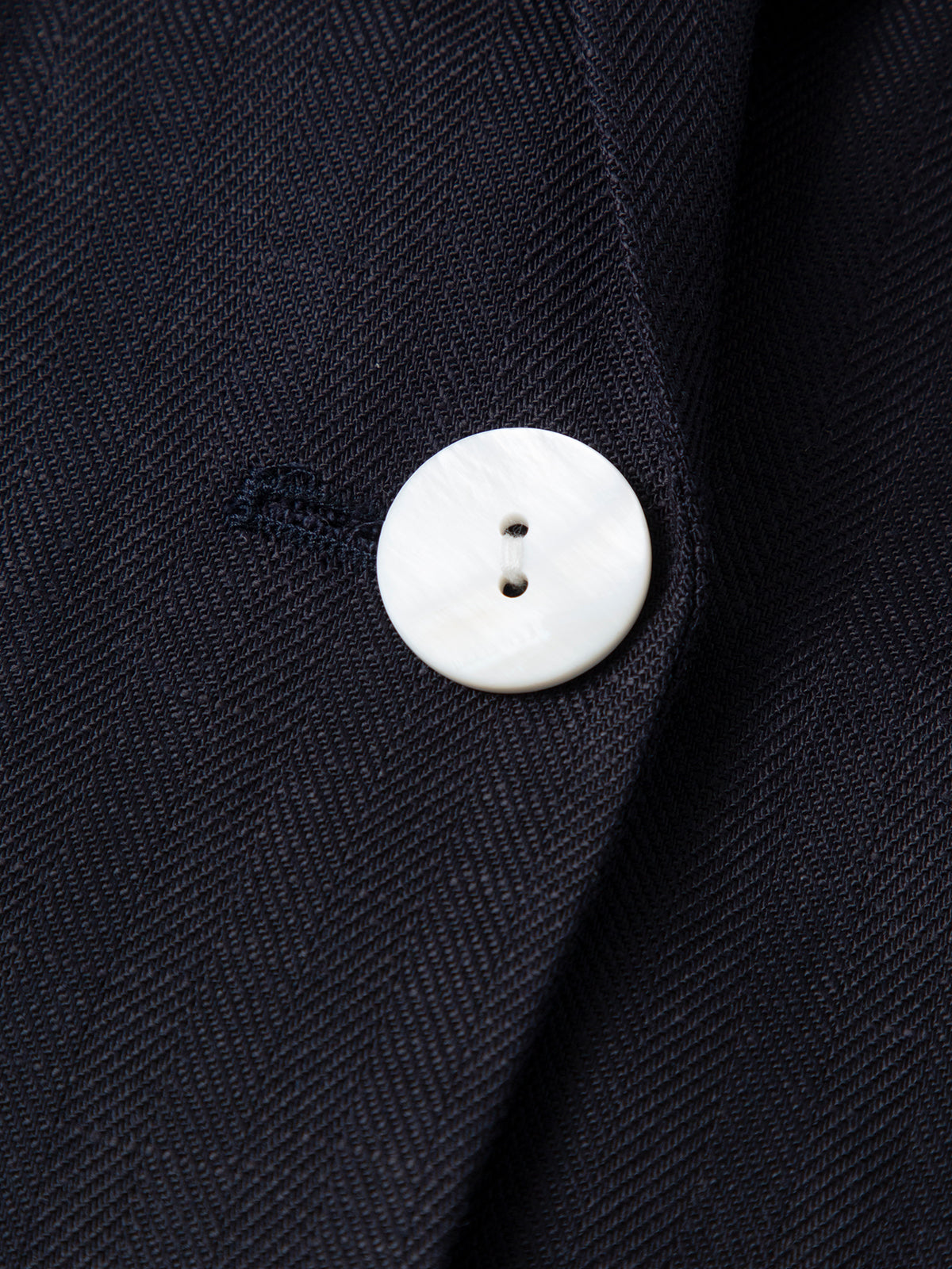 Lyocell-Linen Single-Button Blazer Suit
