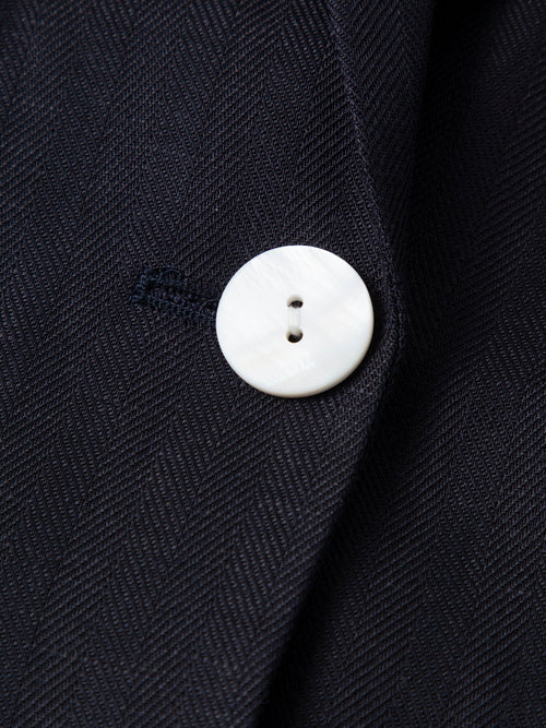 Load image 1 in gallery view. Lyocell-Linen Single-Button Blazer Suit