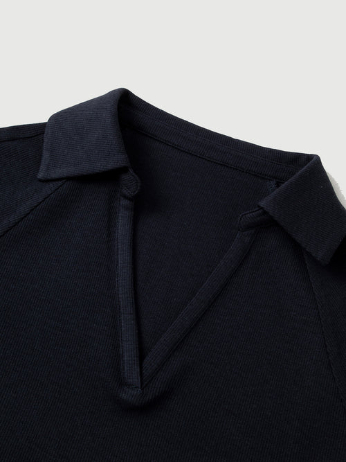 Load image 1 in gallery view. Slim-Fit V-Neck Short-Sleeve Polo Shirt