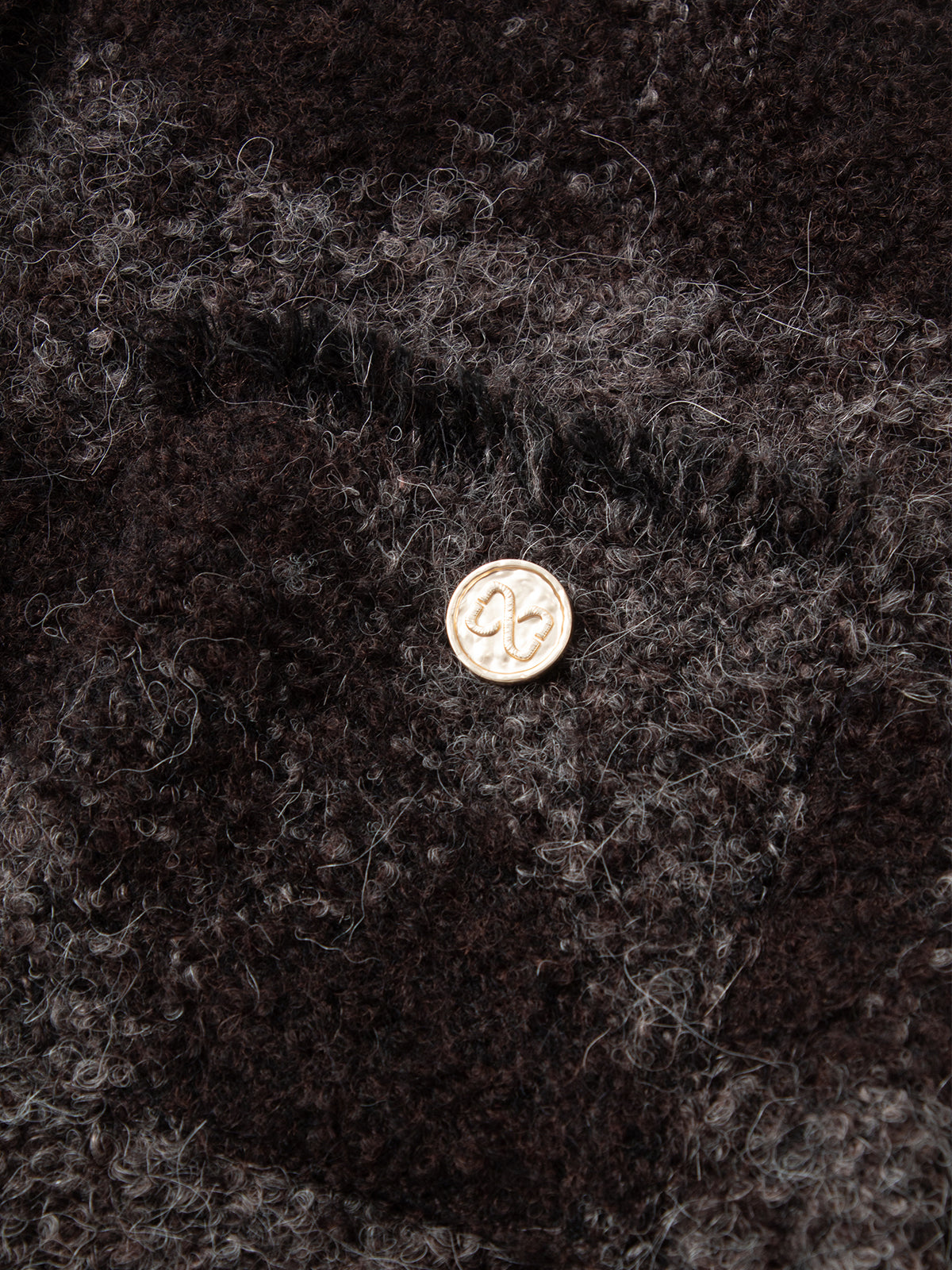 Wool-Alpaca Striped Short