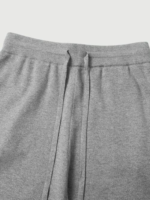 Load image 1 in gallery view. Gray Knit Trousers
