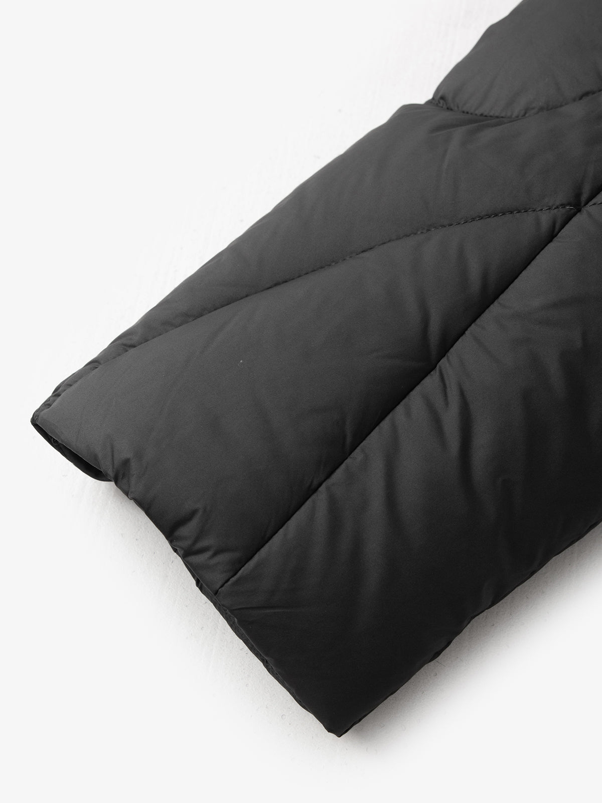 Long Down Jacket with Hood