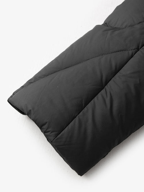 Load image 1 in gallery view. Long Down Jacket with Hood