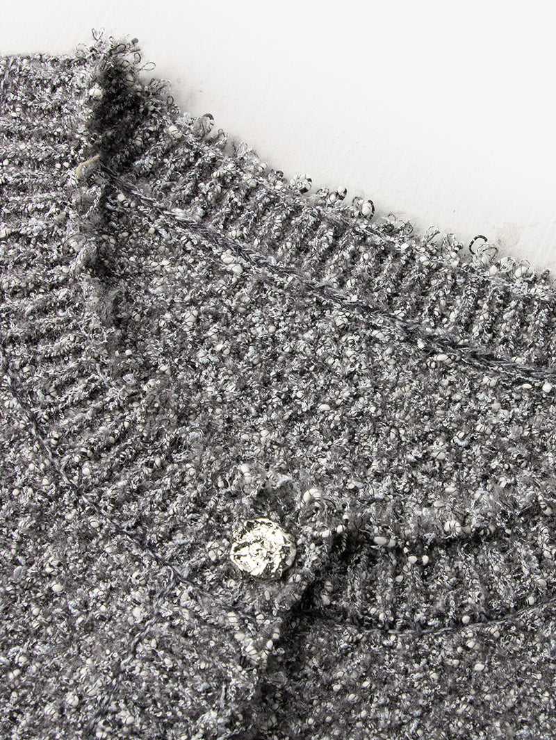 Tweed Knit Vest