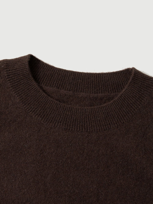 Load image 1 in gallery view. Brown Pure Cashmere Tank