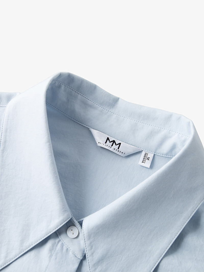Pure Cotton Point Collar Shirt