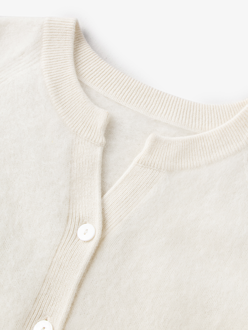 Pure Cashmere Cardigan - MEILLEUR MOMENT OFFICIAL STORE NEW YORK 