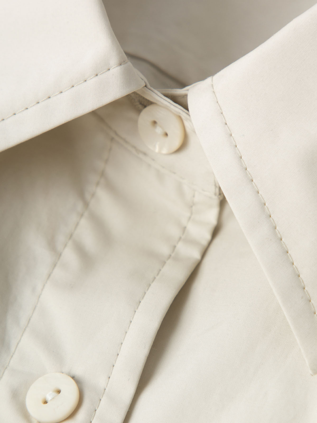 Sleeveless Collared Pure Cotton Top