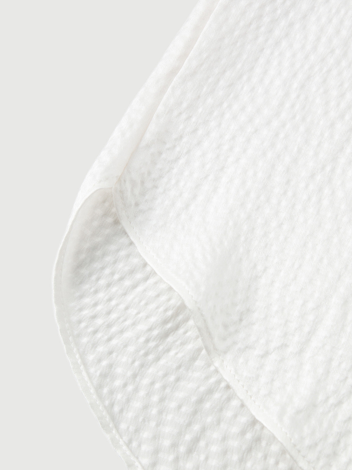 Concealed Placket Pure Silk Shirt