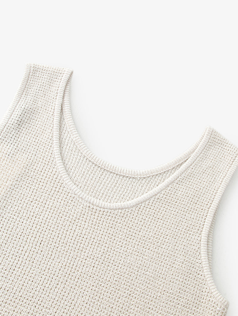 Lisa Tank Top - Beige