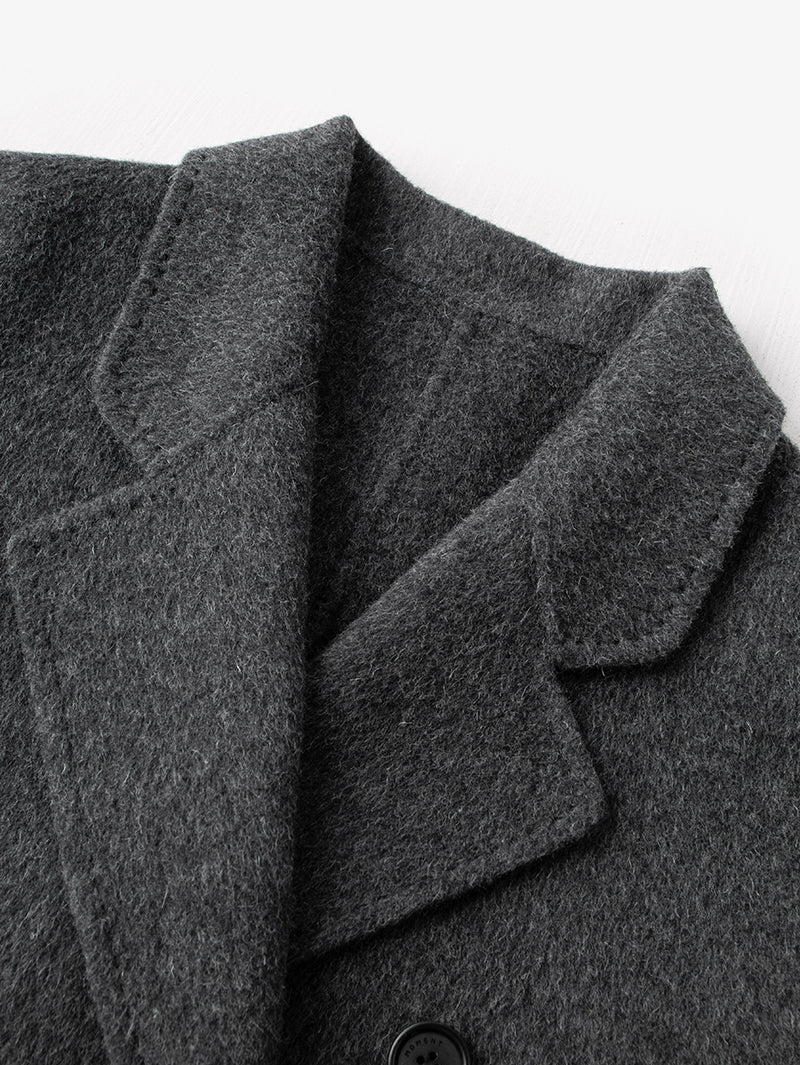 Tailored Wool Pea Coat - MEILLEUR MOMENT OFFICIAL STORE NEW YORK 