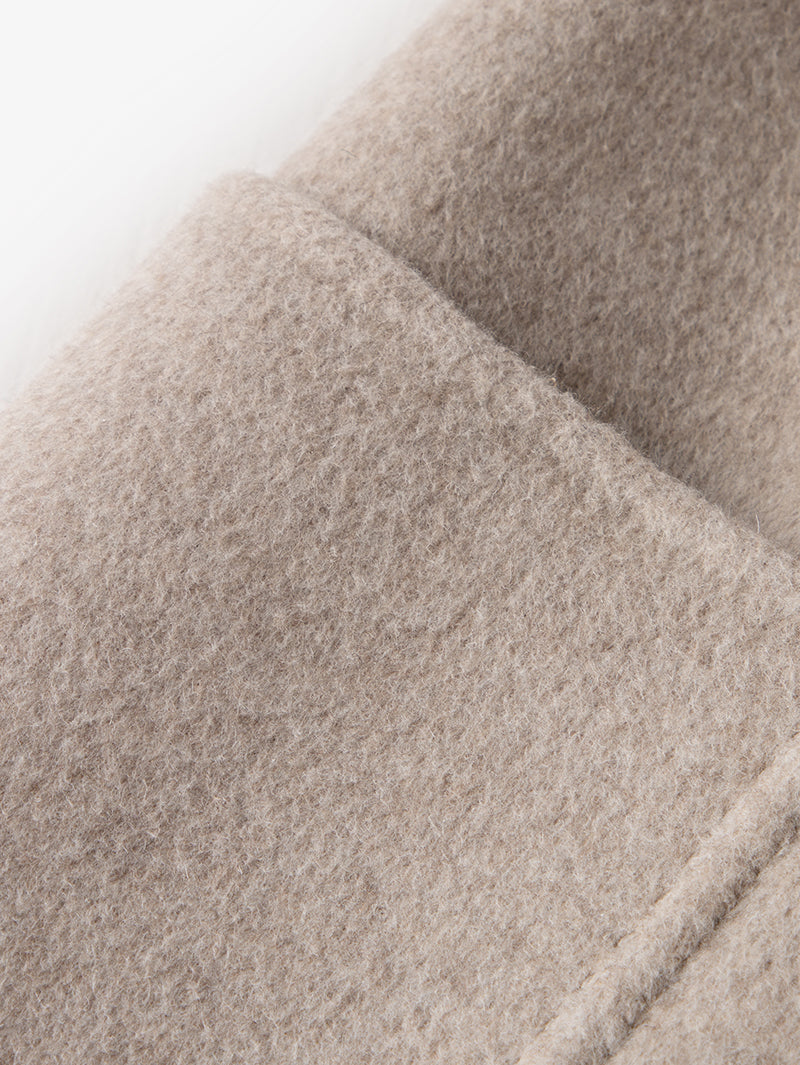 Luxury Pure Cashmere Wrap Coat