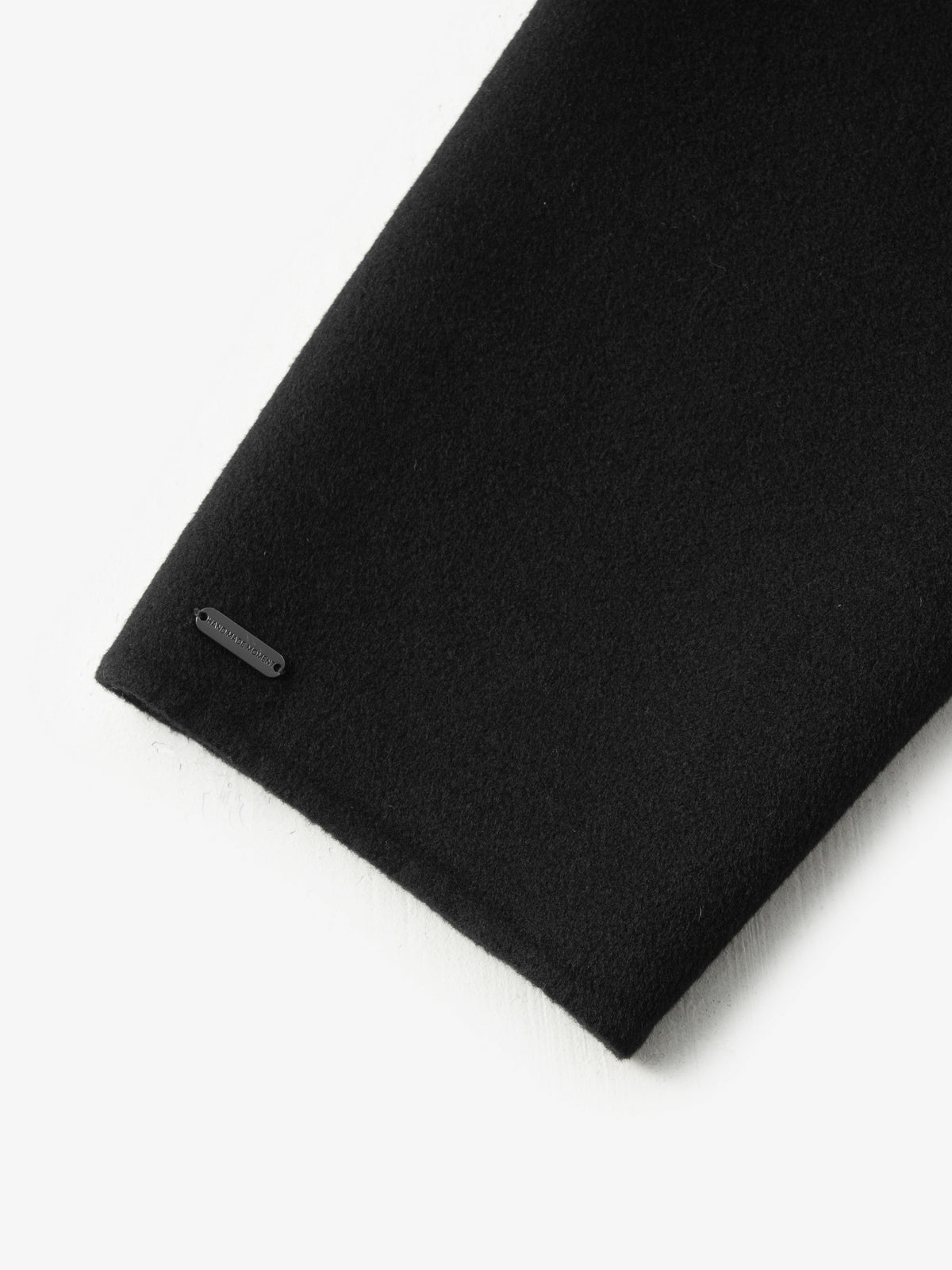 Peak Collar Pure Wool Coat