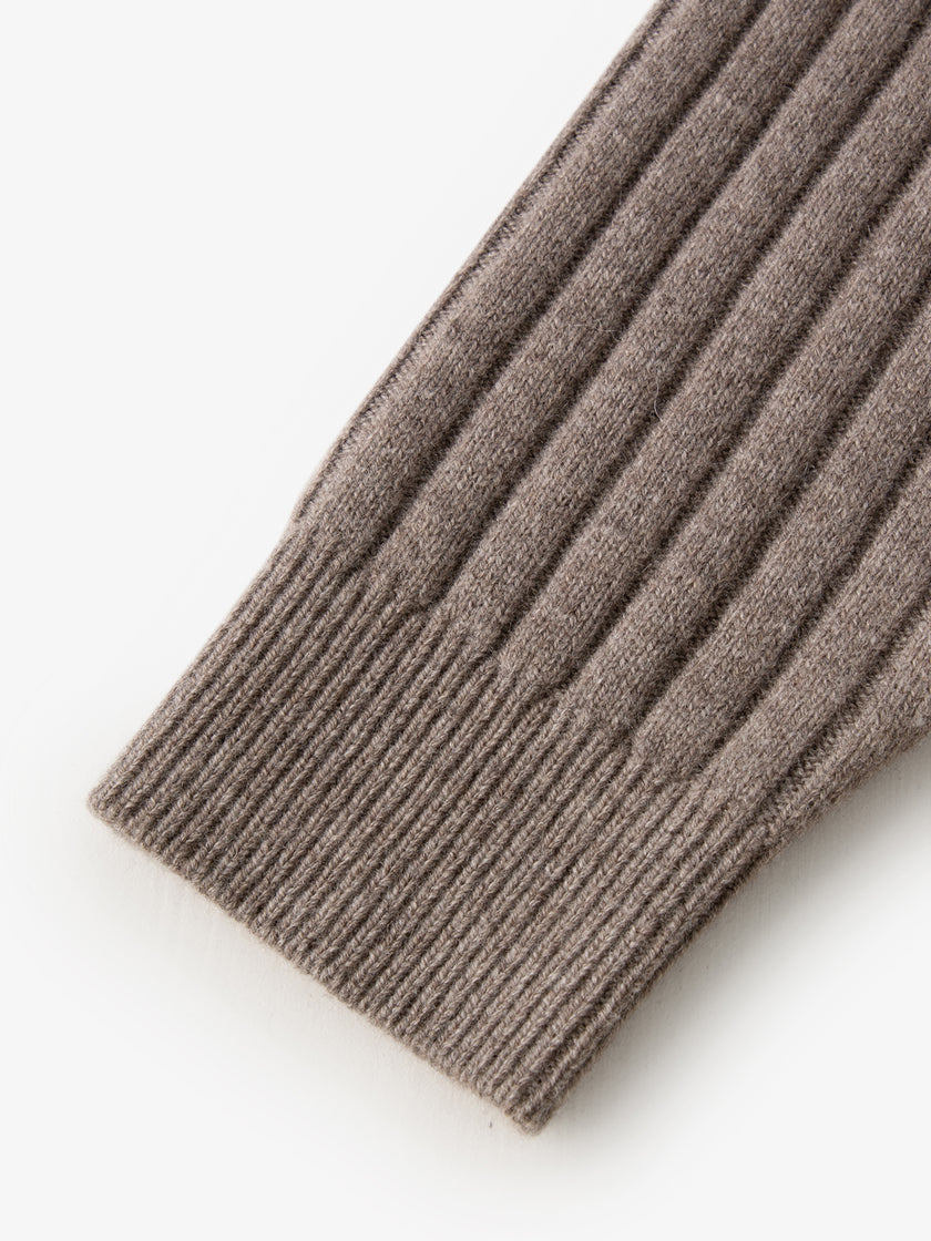 Knit Hooded Shift Dress