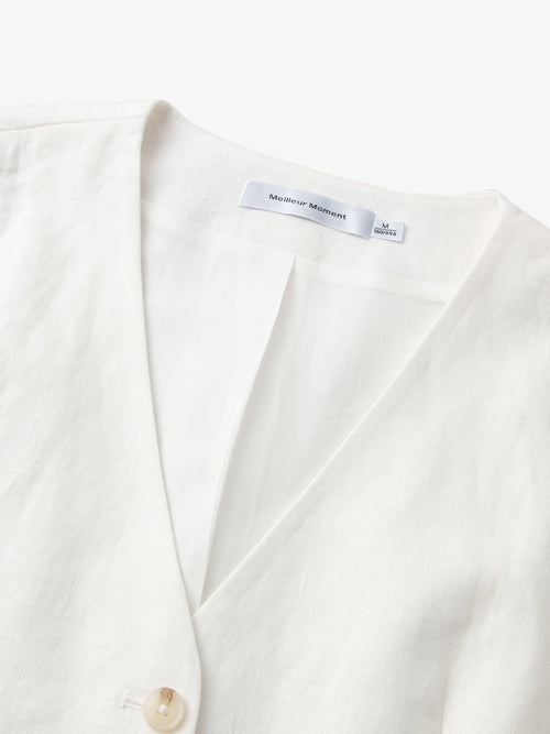 Load image 1 in gallery view. Linen Vest Top