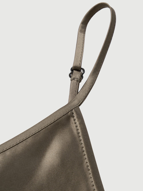 Load image 1 in gallery view. Flowy Acetate Slip Dress