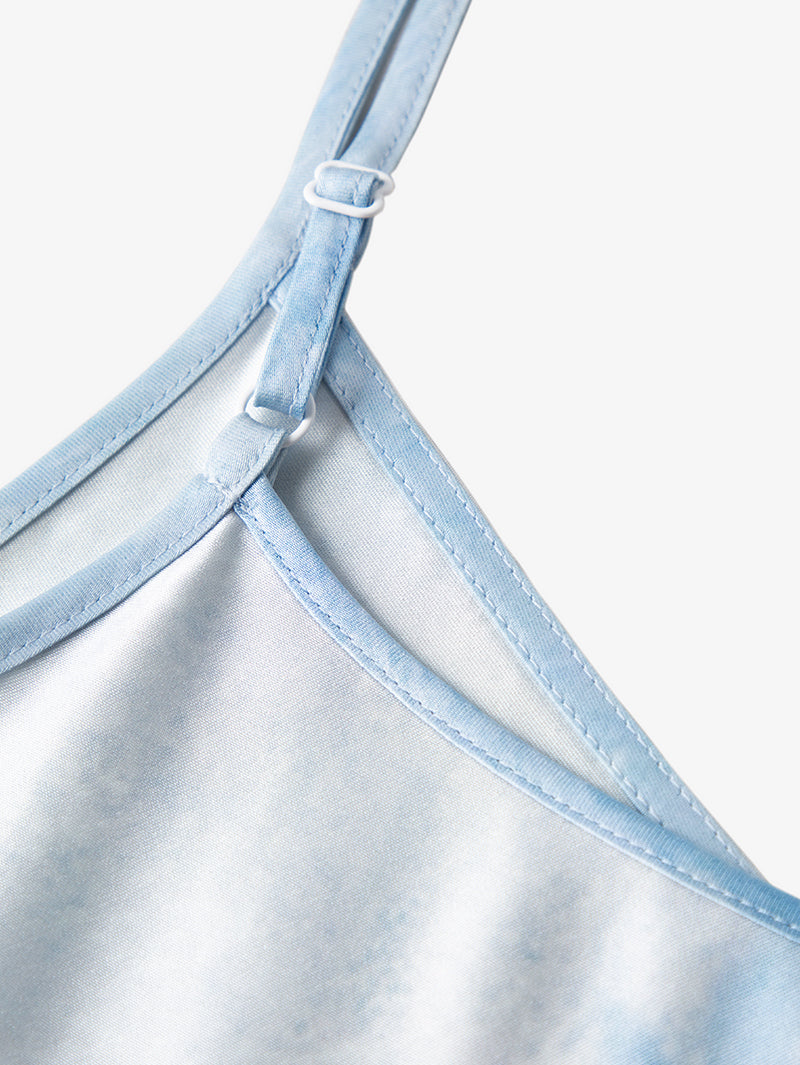 V Neck Acetate Slip Dress