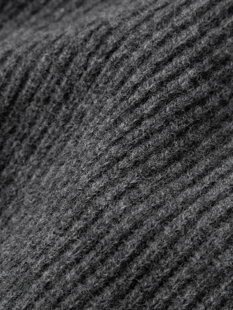 Pure Wool Polo Neck Sweater