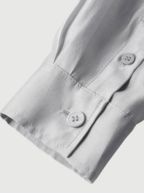 Load image 1 in gallery view. Lyocell Structured Shoulder Lightweight Jacket