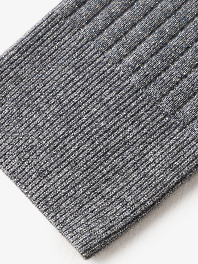 V Neck Bleted Jersey Dress