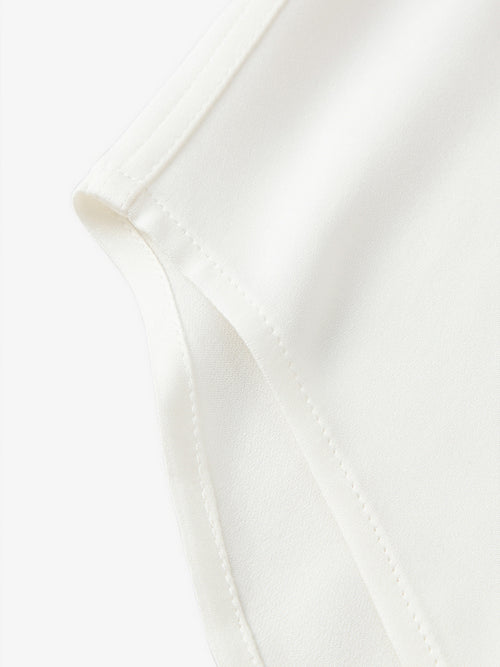 Load image 1 in gallery view. Sleeveless Silk Shirt Top