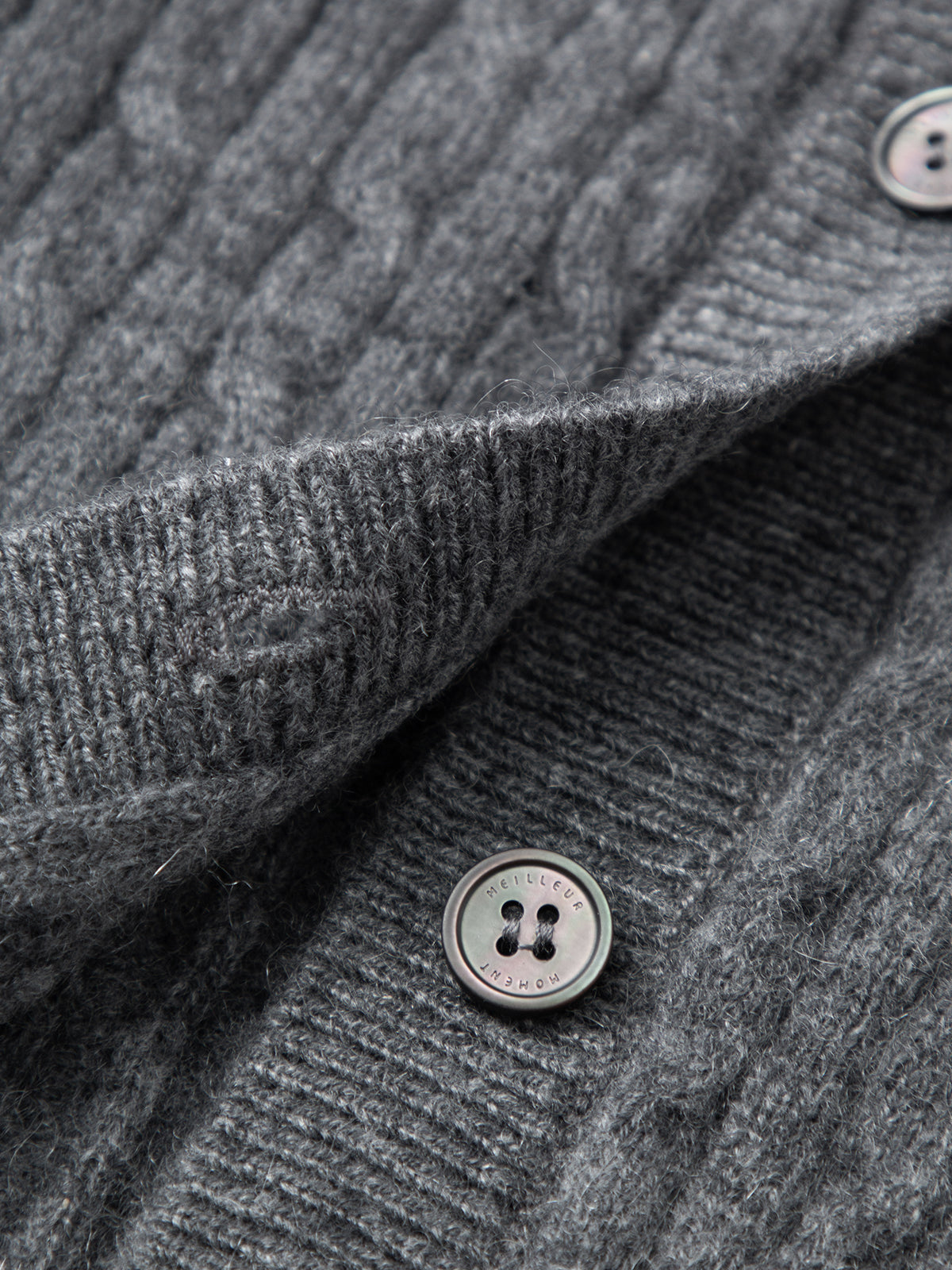 Ribbed Cashmere Cardigan