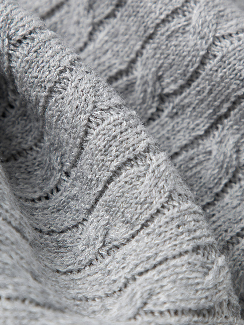 Round Neck Short Sleeves Rib Knitwear