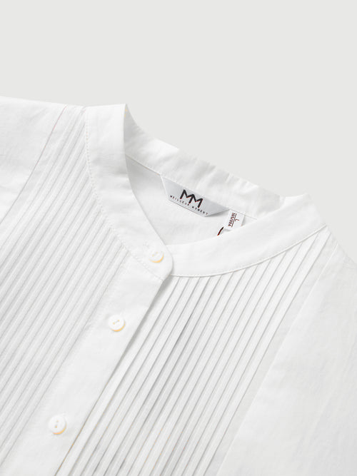 Load image 1 in gallery view. Pure Cotton Dropped-Shoulder Collared Shirt