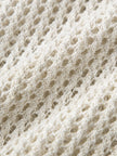 Linen Open-Knit Vest