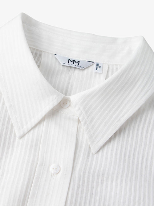 Load image 1 in gallery view. Pinstripe Long Sleeves Shirt