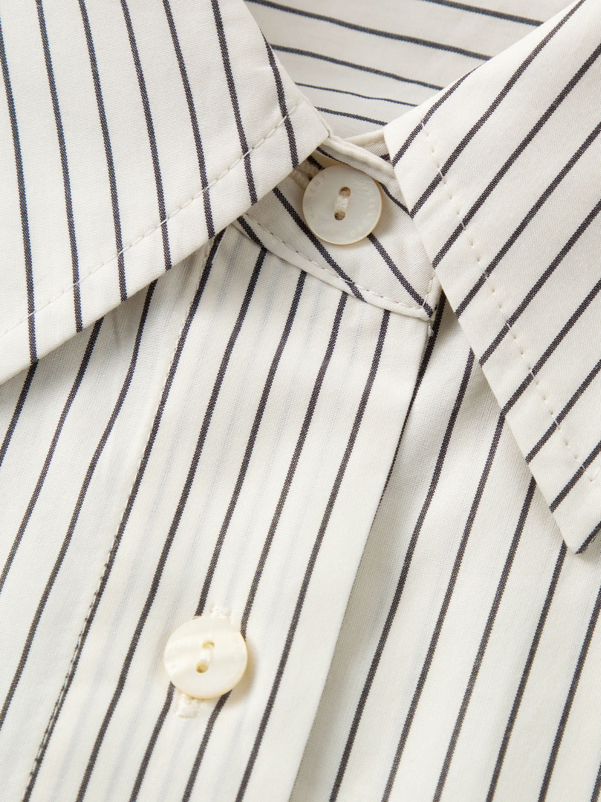 Pinstriped Pure Cotton Shirt
