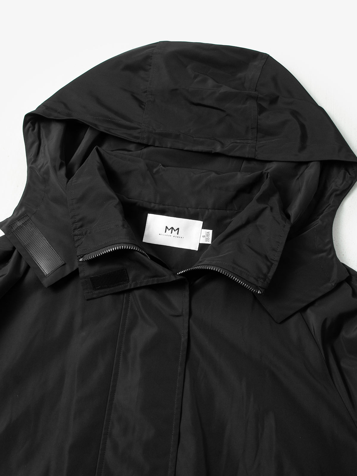 Hooded Longline Trench Coat