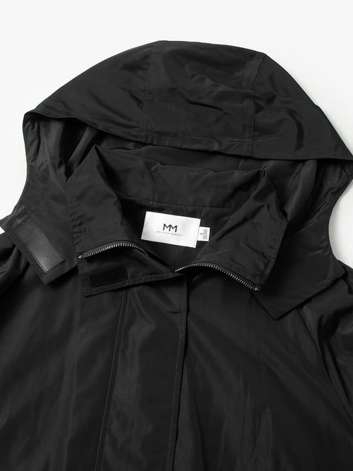 Load image 1 in gallery view. Hooded Longline Trench Coat