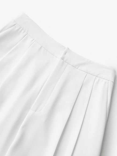Load image 1 in gallery view. Straight Fit Smooth Trousers