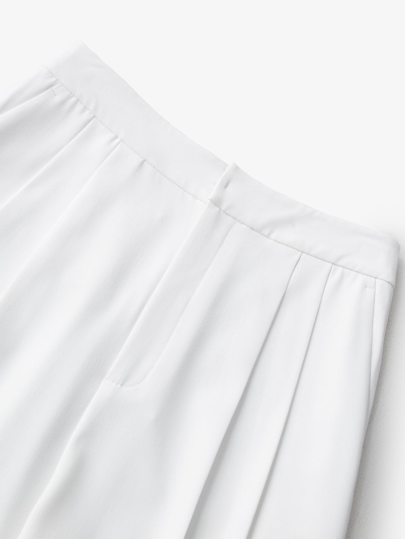 Straight Fit Smooth Trousers