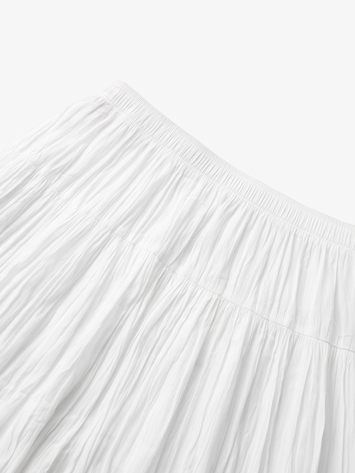 Pleated Maxi Skirt