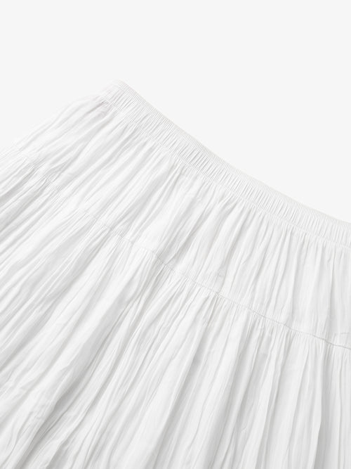 Load image 1 in gallery view. Pleated Maxi Skirt
