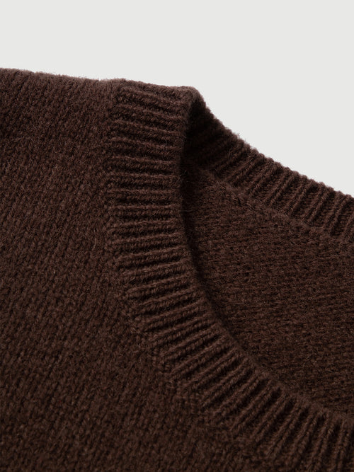 Load image 1 in gallery view. Wool Cashmere Blend Back Animal Graphic Sweater