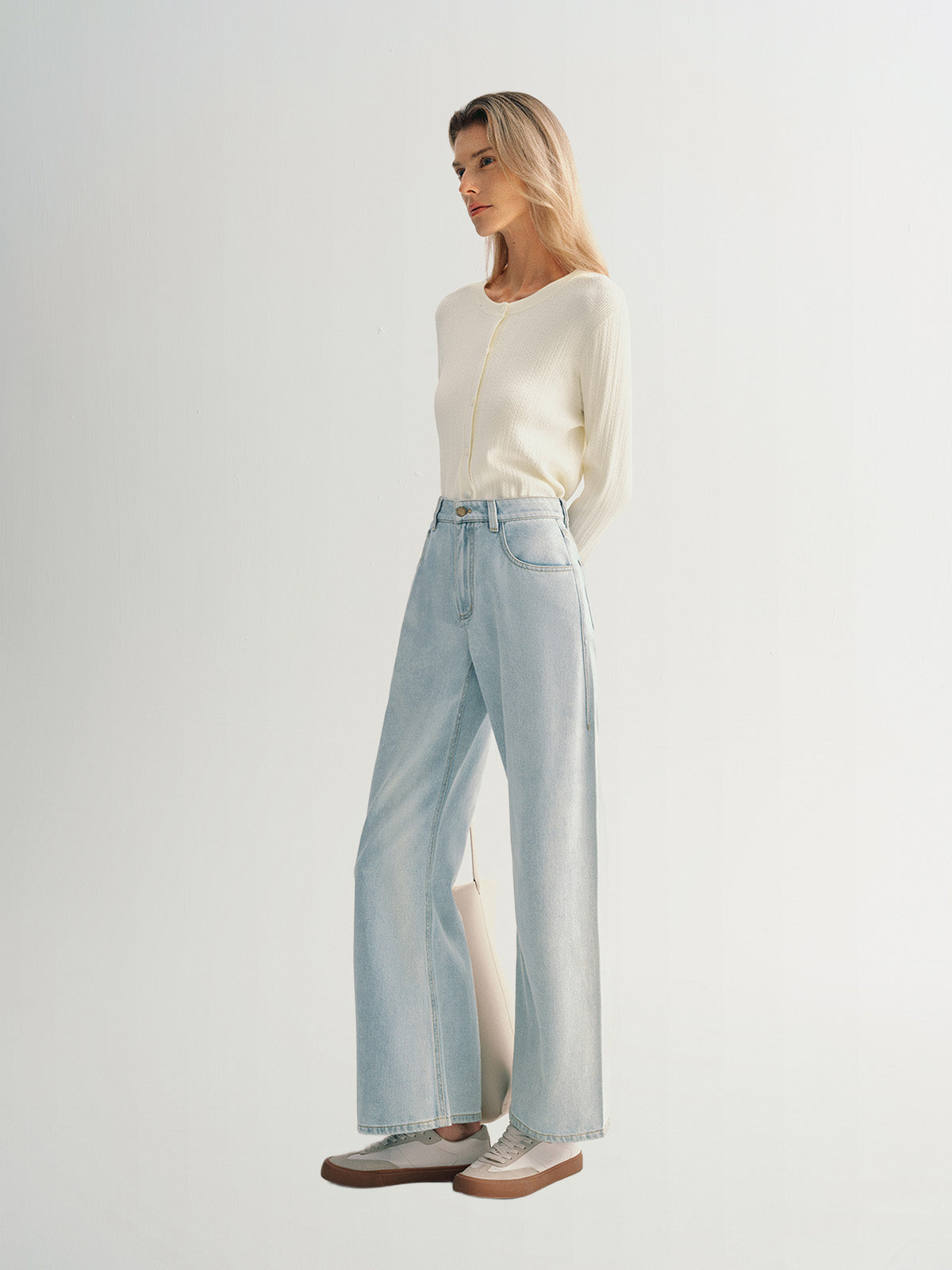 Viscose Fine-Knit Cardigan