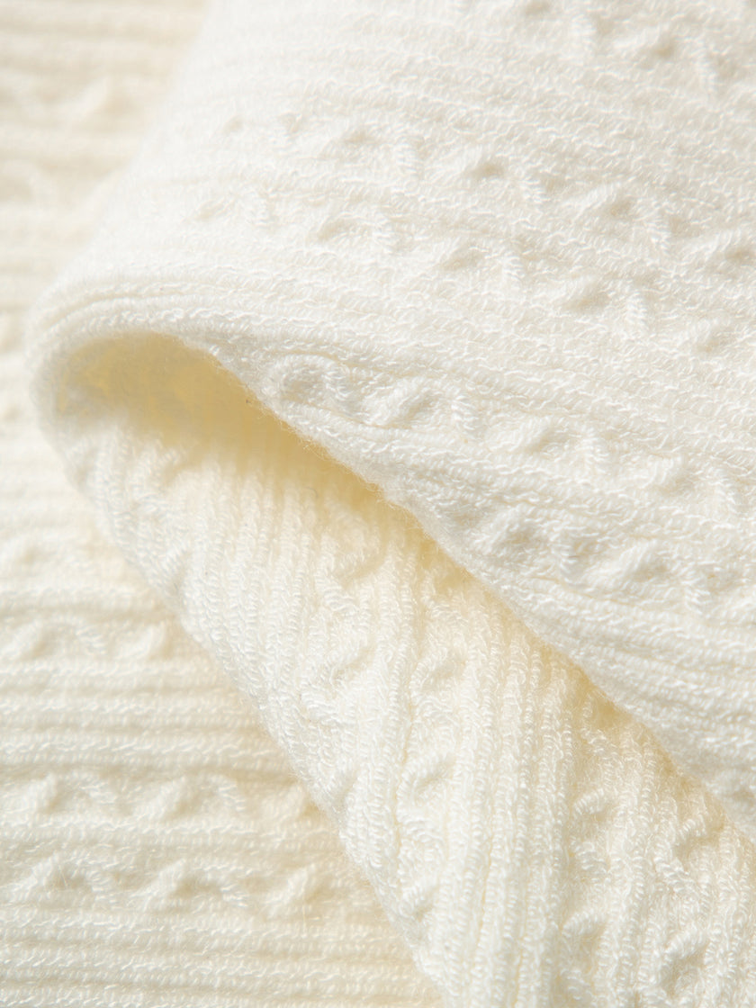 Viscose Fine-Knit Cardigan