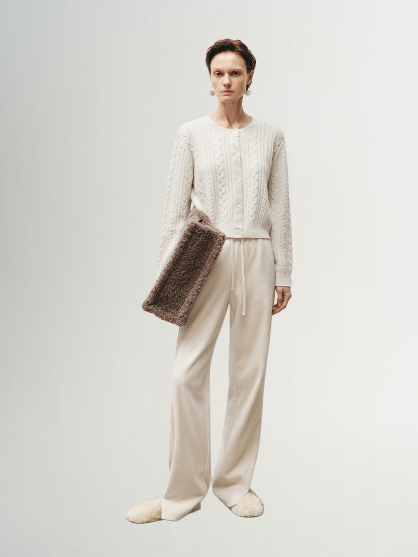 Cable Knit Cardigan 5F1230401