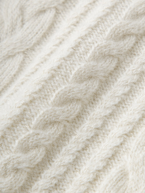 Load image 1 in gallery view. Cable Knit Cardigan 5F1230401