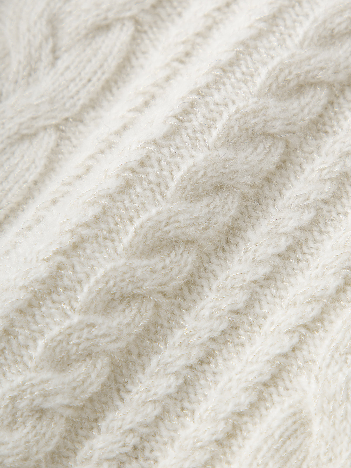 Cable Knit Cashmere Cardigan