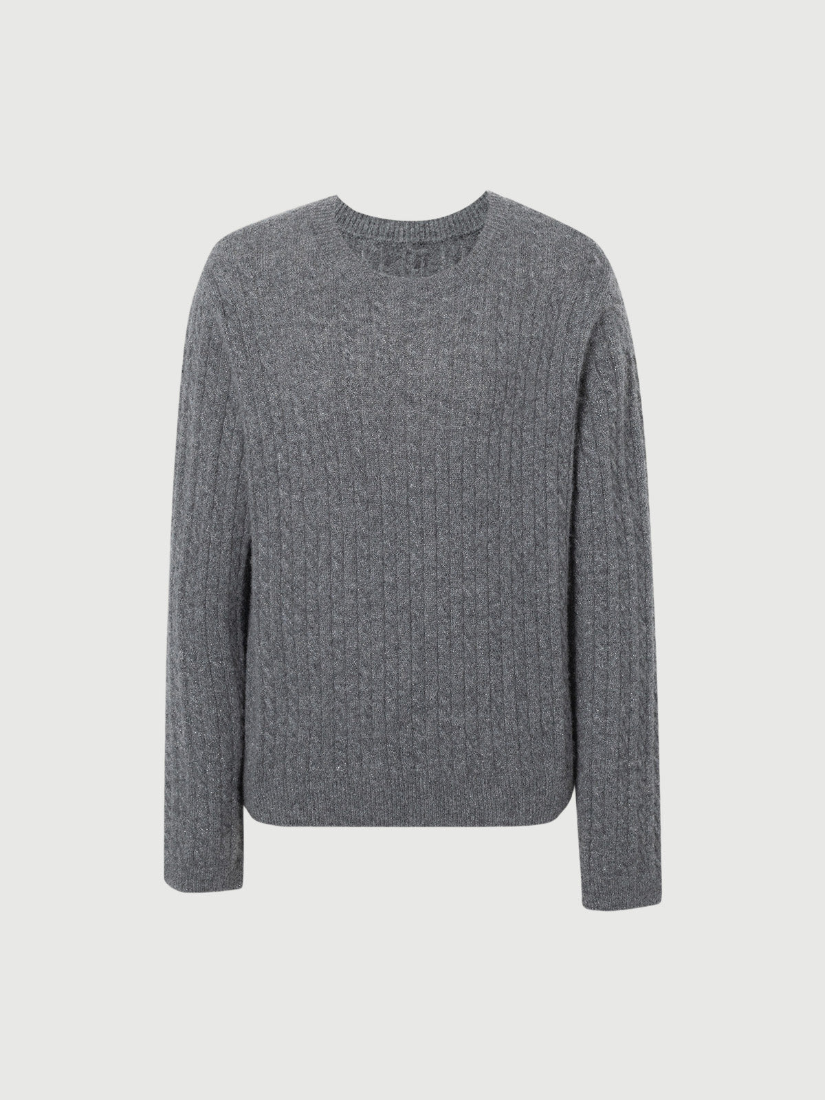 Cashmere Blend Crew-Neck Sweater