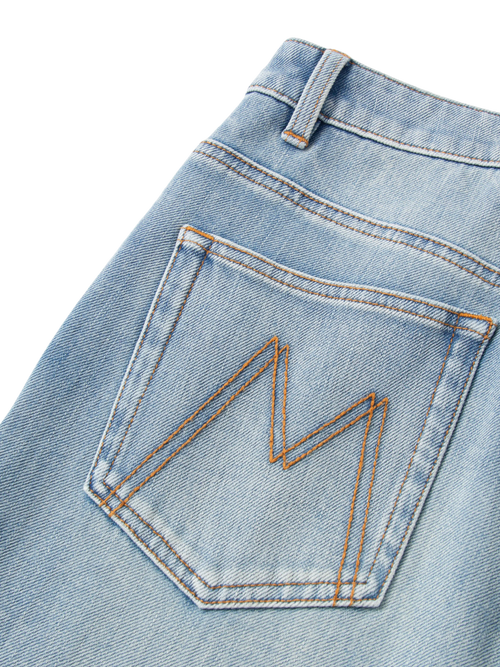 Load image 1 in gallery view. Wide-Leg Stretch Jeans