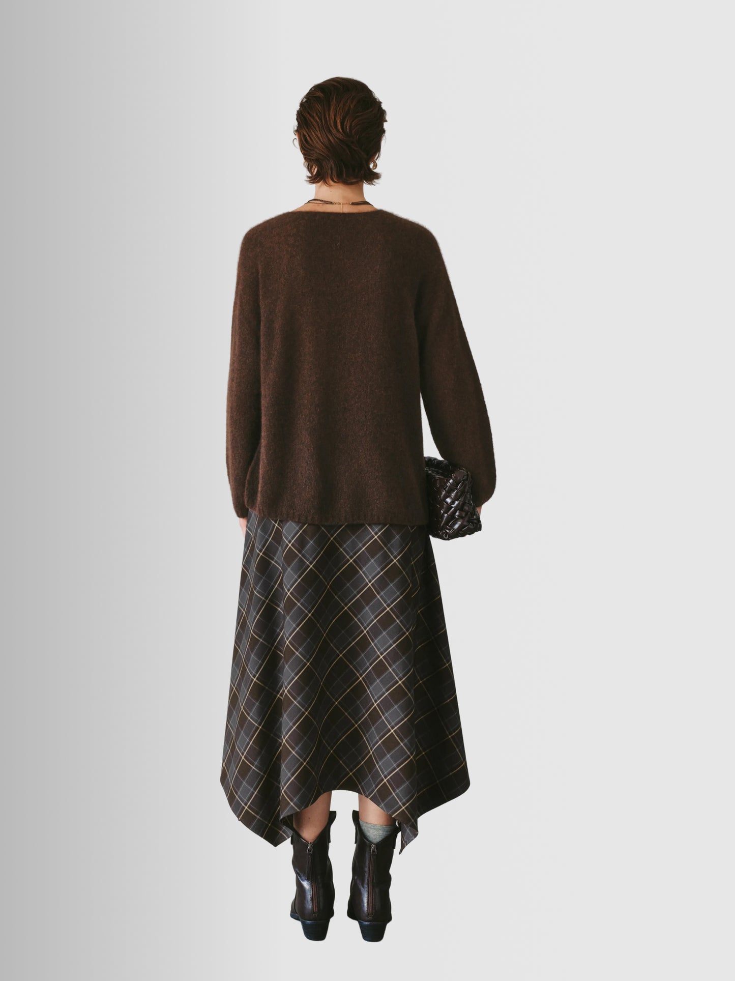 V-Neck Relaxed Silk-Cashmere Sweater