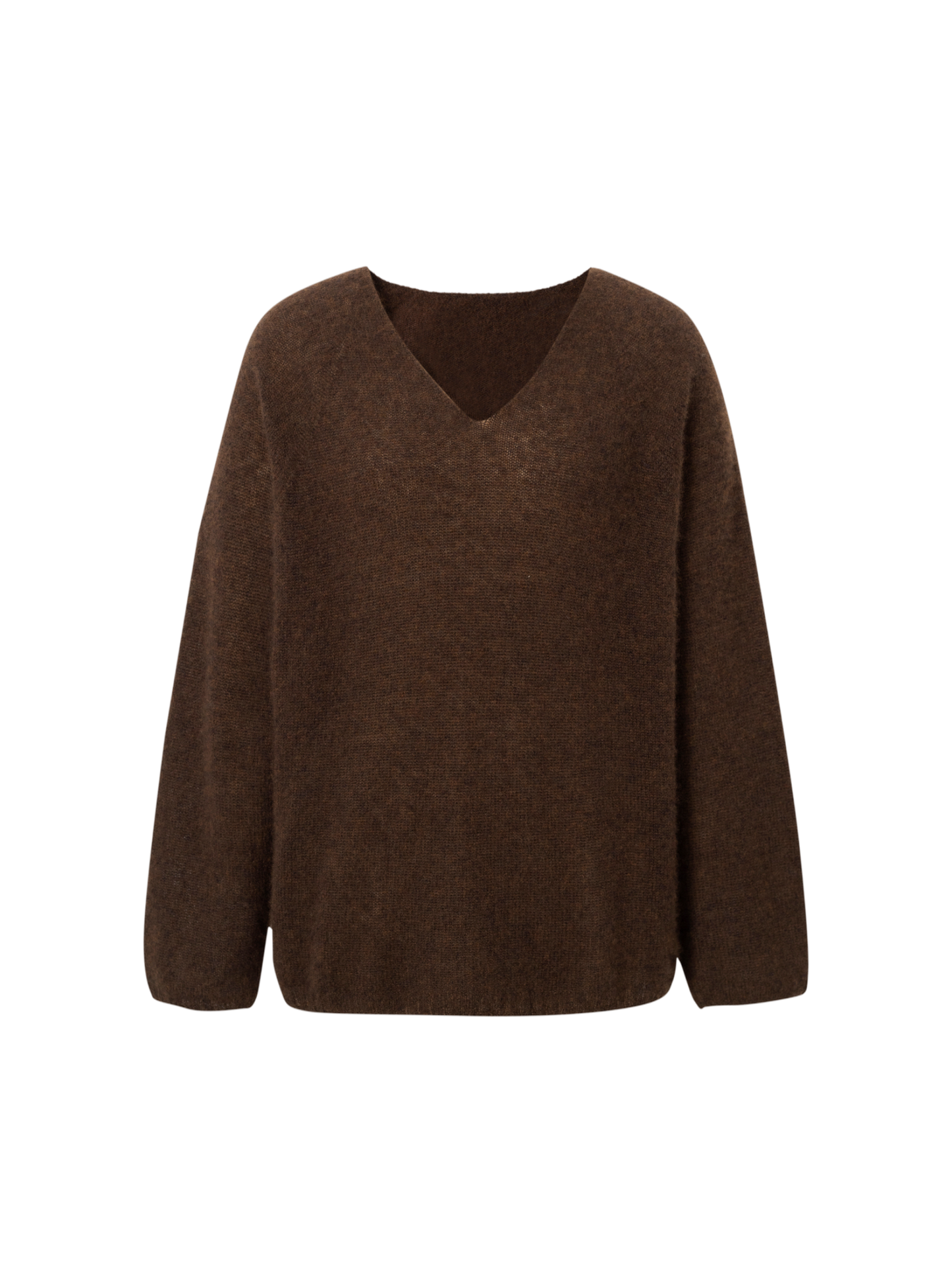 V-Neck Relaxed Silk-Cashmere Sweater
